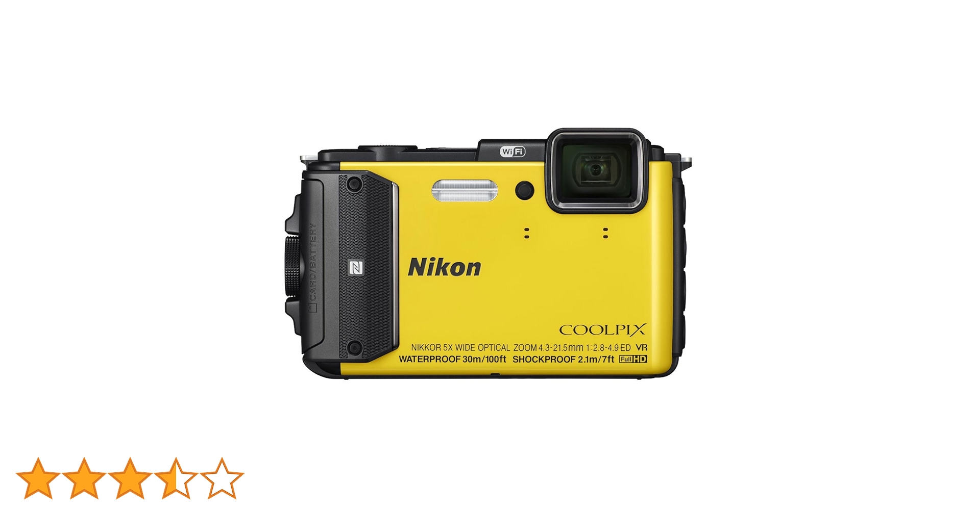 Amazon Canada: Nikon COOLPIX AW130 Waterproof Digital Camera with